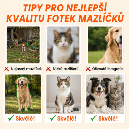 Dvoustěnný termohrnek 350 ml - akvarelový portrét mazlíčka se jménem