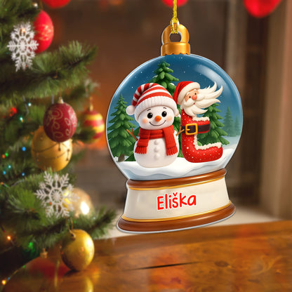 Personalizovaná akrylová ozdoba, vánoční dárek 62