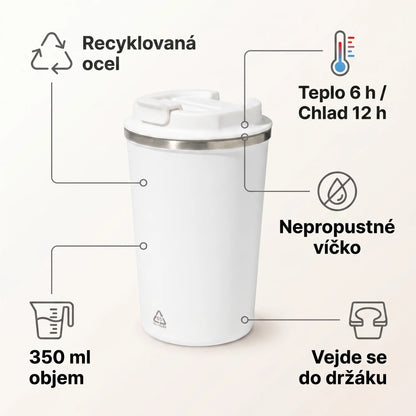 Dvoustěnný termohrnek 350 ml - Moje spřízněná duše - až 4 holky