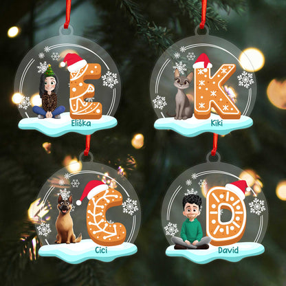 Personalizovaná akrylová ozdoba, vánoční dárek 70