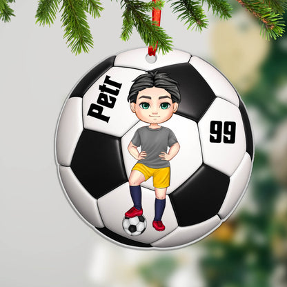 Personalizovaná akrylová ozdoba, vánoční dárek 75