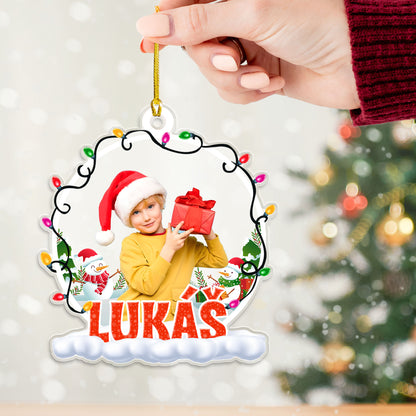 Personalizovaná akrylová ozdoba, vánoční dárek 45