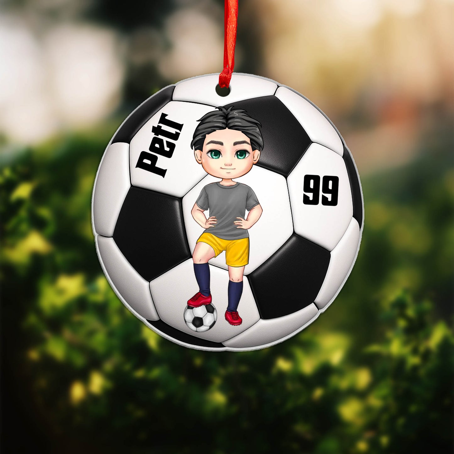 Personalizovaná akrylová ozdoba, vánoční dárek 75