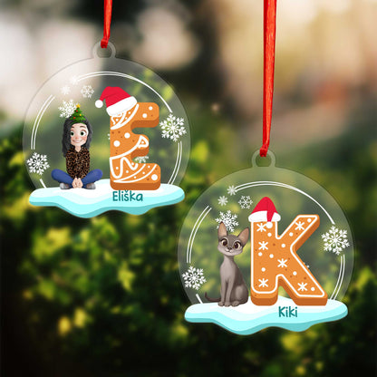 Personalizovaná akrylová ozdoba, vánoční dárek 70