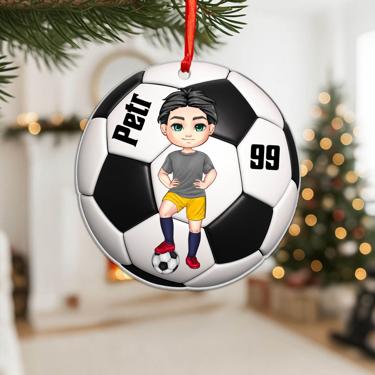 Personalizovaná akrylová ozdoba, vánoční dárek 75