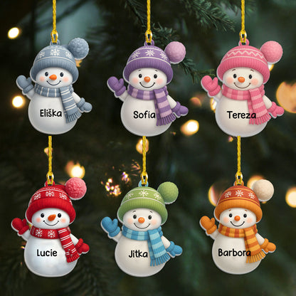 Personalizovaná akrylová ozdoba, vánoční dárek 111