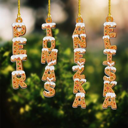 Personalizovaná akrylová ozdoba, vánoční dárek 99